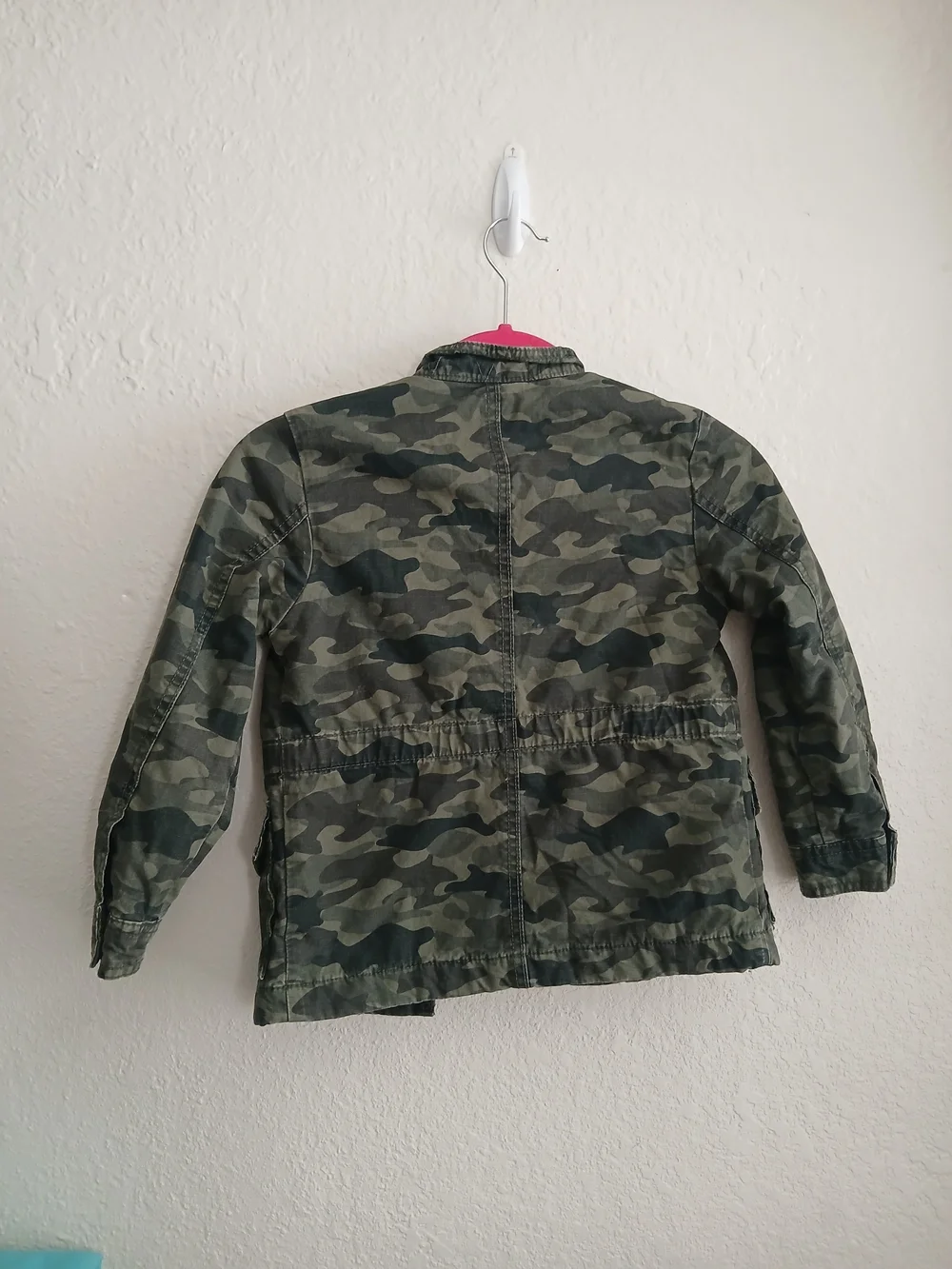 OshKosh B'Gosh Camo Full Zip Utility Military Style Jacket Boys 6